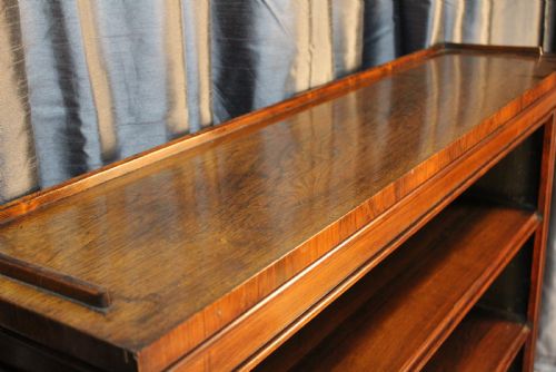 Rosewood Open Bookcase - Image 5