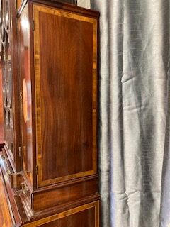 Mahogany Bureau Bookcase - Image 13
