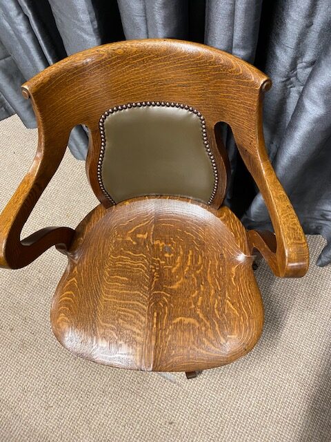 Oak Desk Chair - Image 3