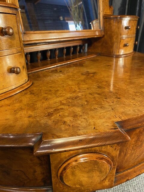 Burr Walnut Duchess Dressing Table - Image 11