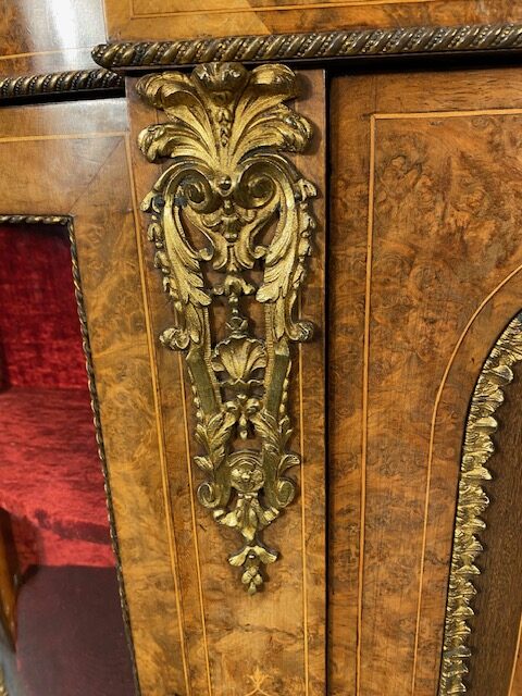 Burr Walnut Credenza - Image 4
