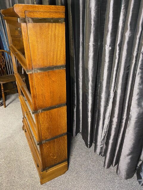 Golden Oak Barrister Bookcase - Image 7